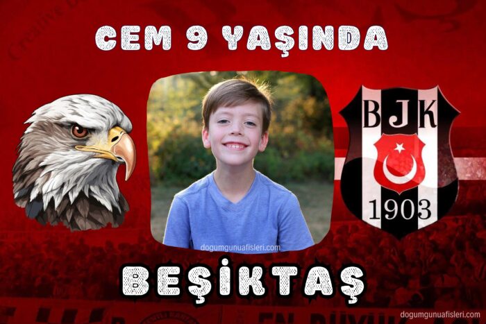 Beşiktaş Doğum Günü Afişi