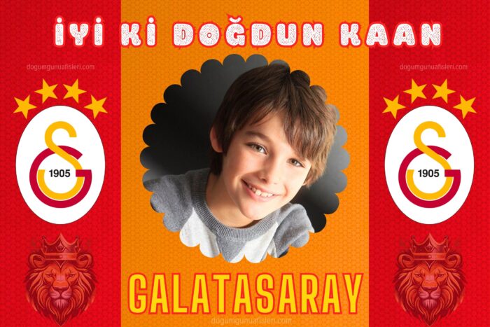 Galatasaray Doğum Günü Afişi