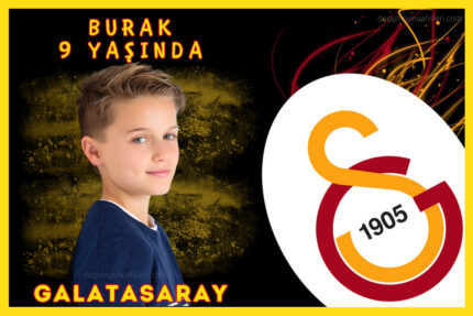 Galatasaray Konsepti Doğum Günü Afişi
